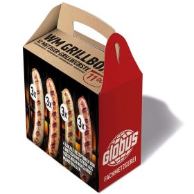 Link zu  GLOBUS WM-Grillbox mit Würstchen aus verschiedenen Regionen