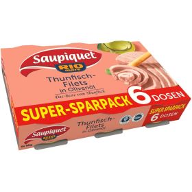 Link zu  Saupiquet Thunfisch-Filets, je 6 x 80 g