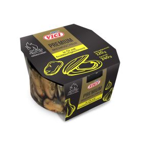 Link zu  Miesmuscheln in Öl mit Knoblauchgeschmack