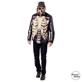 Link zu  Kostüm Skelett Hoodie Gr. L/XL