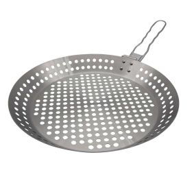 Link zu  Grillpfanne Edelstahl 30,5 x 6 cm