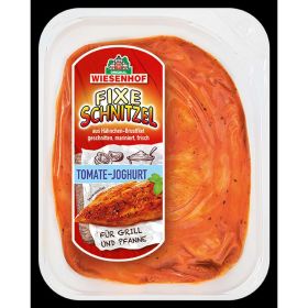 Link zu  Hähnchen Minutensteaks Fixe Schnitzel, mariniert Tomate-Joghurt