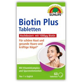 Link zu  Biotin Plus Tabletten hochdosiert
