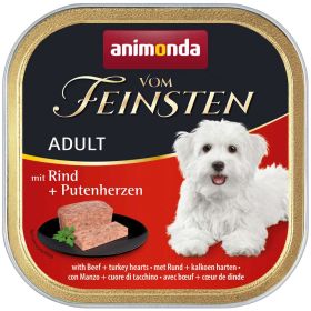 Link zu  Hunde-Nassfutter Adult, Rind/Putenherz