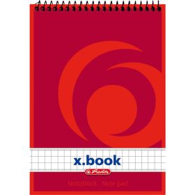 Link zu  Spiralnotizblock A6, kariert, 50 Blatt