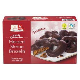 Link zu  Lebkuchen Herzen/Sterne/Brezeln, Zartbitter