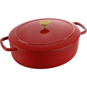 Link zu  Gusseisentopf Cocotte rot, oval, 31cm