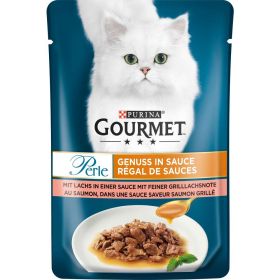 Link zu  Katzen-Nassfutter Gourmet Perle, Lachs in Sauce