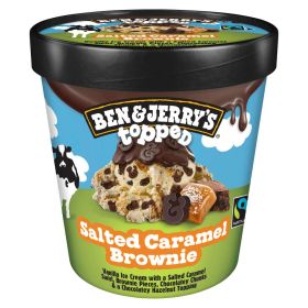 Link zu  Eis Topped Salted Caramel Brwonie