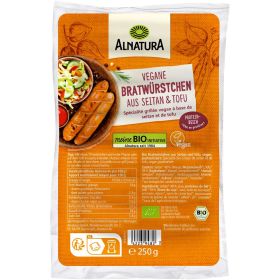 Link zu  Bio Bratwürstchen aus Seitan & Tofu