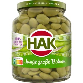 Link zu  Junge große Bohnen im Glas