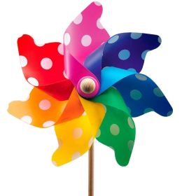Link zu  XXL Windmühle, bunt mit Punkten
