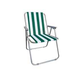 Link zu  Camping Klappstuhl grün/weiß