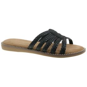 Link zu  Damen-Pantolette, weiß & schwarz, verschiedene Größen
