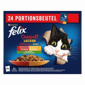 Link zu  Katzen-Nassfutter, Doppelt Lecker, Gemüse + Geschmacksvielfalt