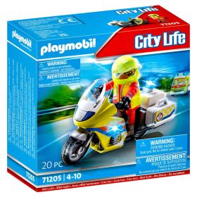 Link zu  Notarzt-Motorrad mit Blinklicht, inkl. Batterien
