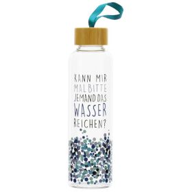 Link zu  Trinkflasche aus Glas 550ml mit Spruch