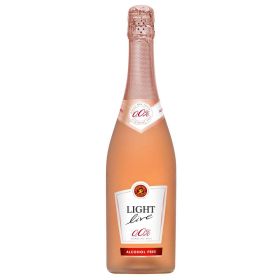 Link zu  Sparkling rosé schäumendes Getränk aus alkoholfreiem Wein