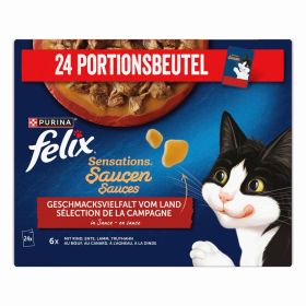 Link zu  Katzen-Nassfutter Felix, Sensations Saucen, Fleischvielfalt in Sauce