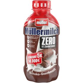 Link zu  Müllermilch Schoko-Geschmack, 0% Zuckerzusatz