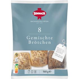 Link zu  Gemischt bestreute Brötchen