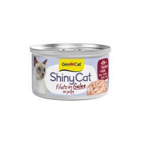 Link zu  Katzen-Nassfutter ShinyCat, Filets in Gelee, Thunfisch + Huhn