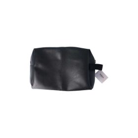 Link zu  Kulturtasche Leder-Optik, schwarz