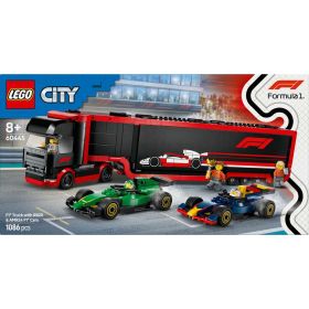 Link zu  LEGO City F1 Transporter mit RB20 & AMR24 F1 Rennautos - Spielset 60445