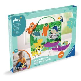 Link zu  play+ Magnetisches Holz-Fühl-Puzzle: Dschungel