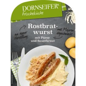 Link zu  Rostbratwurst mit Sauerkraut und Püree