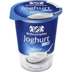 Link zu  Weihenstephan Naturjoghurt, je 500 g