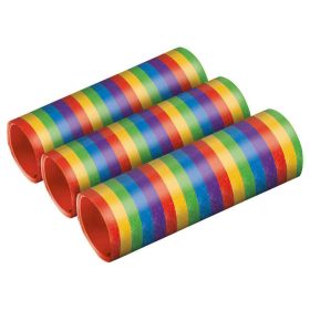 Link zu  Luftschlangen, Bright Rainbow metallisch, 3er Pack