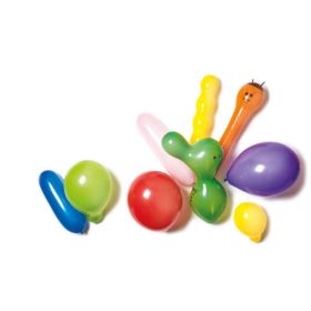 Link zu  Luftballons, bunte Figuren, sortiert