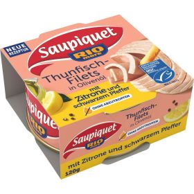 Link zu  Thunfisch-Filets in Olivenöl mit Zitrone & schwarzem Pfeffer