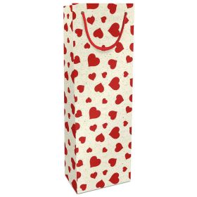 Link zu  Geschenktasche Flasche Graspapier 12x36x10cm