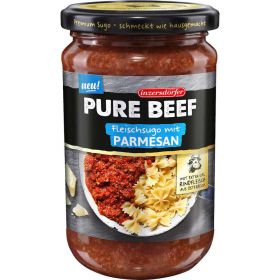 Link zu  Pure Beef, Fleischsugo mit Parmesan