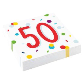Link zu  Servietten, Birthday 50 Confetti
