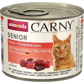 Link zu  Katzen-Nassfutter Carny Senior, Rind/Putenherzen