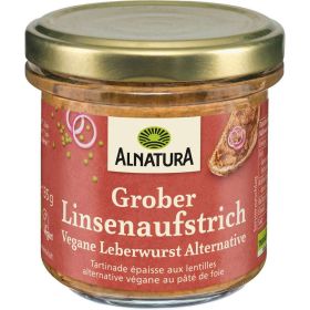 Link zu  Grober Linsenaufstrich, Vegane Leberwurst Alternative