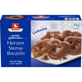 Link zu  Lebkuchen Herzen/Sterne/Brezeln, Vollmilch