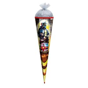 Link zu  Motivschultüte, Feuerwehrmann, 85cm, Folie & Silbertüll