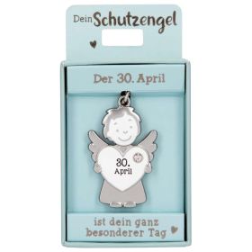 Link zu  Schutzengel Anhänger, mit Datum