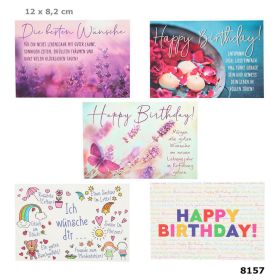 Link zu  Klappkarte Geburtstag sortiert