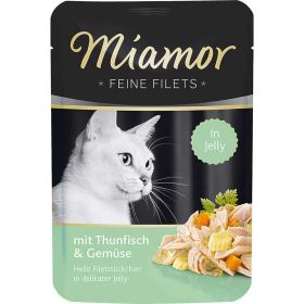 Link zu  Katzen-Nassfutter Feine Filets, Thunfisch/Gemüse