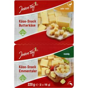 Link zu  Jeden Tag Käsesnack, je 220 g