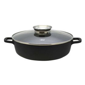 Link zu  Servierpfanne rund 24 cm m. Glasdeckel