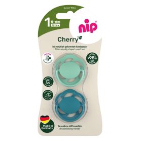 Link zu  Schnuller Rundsauger green Cherry Latex, 0-6 Monate