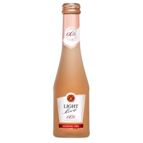Link zu  Sparkling rosé schäumendes Getränk aus alkoholfreiem Wein