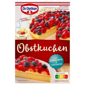 Link zu  Backmischung, Obstkuchen