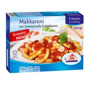 Link zu  Makkaroni mit Tomatensoße und Jagdwurst, tiefgekühlt